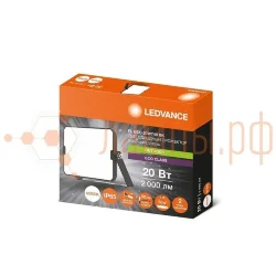 Прожектор светодиодный 20W/4000K IP65 | 2000Lm Симметричный 105° Чёрный | FLOODLIGHT ECO G4 | - LEDVANCE