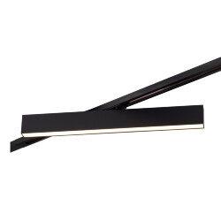 Трековый светильник IP 20, 20 Вт, LED 3000, черный, алюминий, Denkirs DK6630-BK