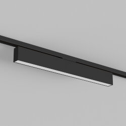 Трековый светильник IP 20, 20 Вт, LED 3000, черный, алюминий, Denkirs DK6630-BK