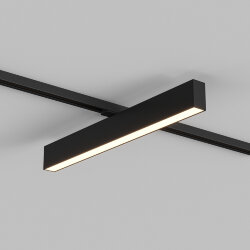 Трековый светильник IP 20, 20 Вт, LED 3000, черный, алюминий, Denkirs DK6630-BK