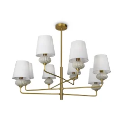 Подвесной светильник Freya FR2029PL-08BS (Латунь)