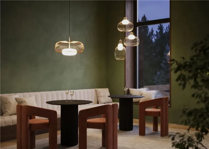 Подвесной светильник Levitation 3000К 20Вт (Латунь) - фото 7