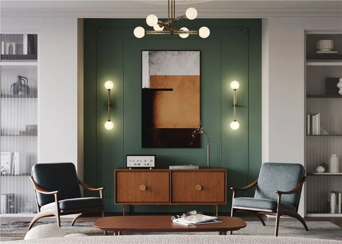 Настенный светильник (бра) Teatro G9х2 (Латунь) - фото 2