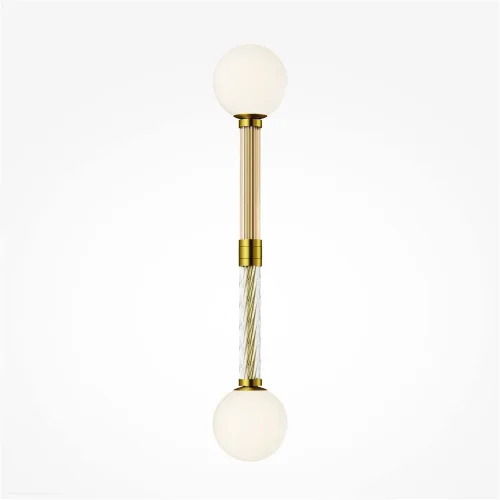 Настенный светильник (бра) Teatro G9х2 (Латунь) - фото 5