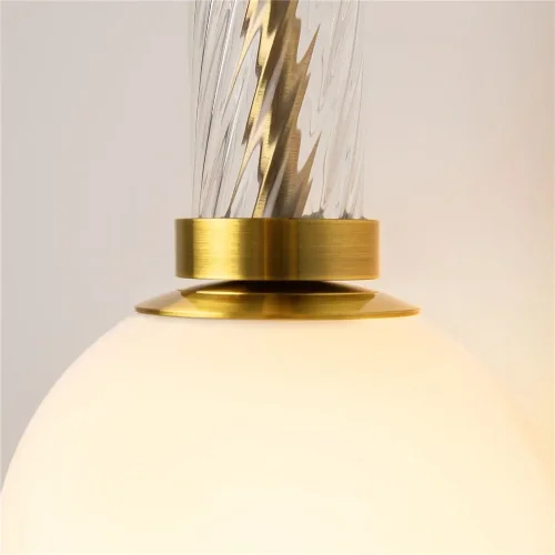 Настенный светильник (бра) Teatro G9х2 (Латунь) - фото 9