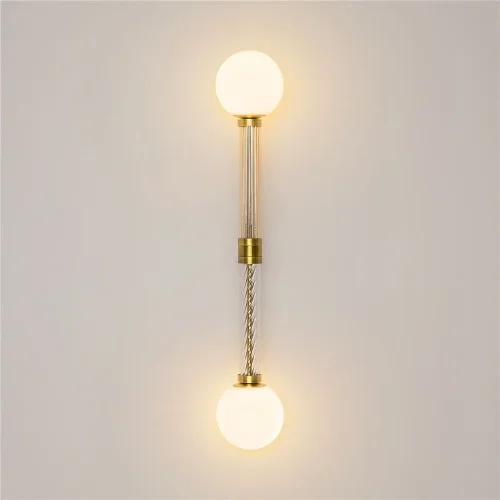 Настенный светильник (бра) Teatro G9х2 (Латунь) - фото 13