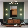 Настенный светильник (бра) Театро / Teatro G9х2 (Латунь) MOD287WL-02BS - фото 5