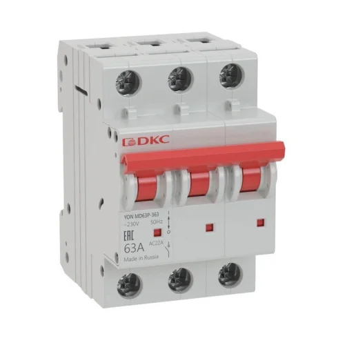 Выключатель нагрузки модульный 3п 40А MD63P YON MD63P-340 - фото