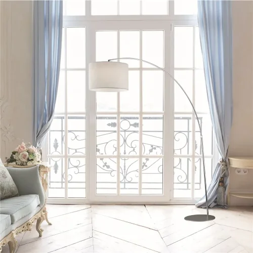 Напольный светильник (торшер) Nevada E27х1 40Вт (Хром) - фото 5