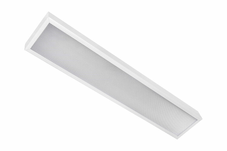 Универсальный офисный светодиодный светильник узкий 10 Вт IP20 595x110x40 мм 4000K Призма - фото