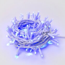 ULD-S1000-120-DWA BLUE IP67 Гирлянда светодиодная с контроллером, 120 светодиодов, 10 м, синяя, IP67, провод белый