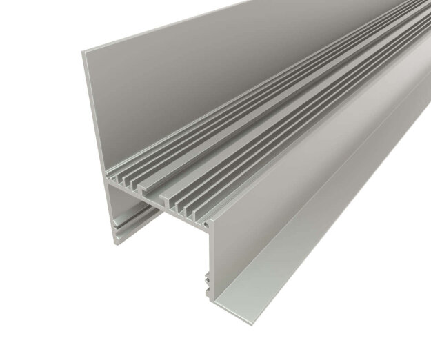 Профиль накладной алюминиевый LC-NKU-7664-2 Anod - фото
