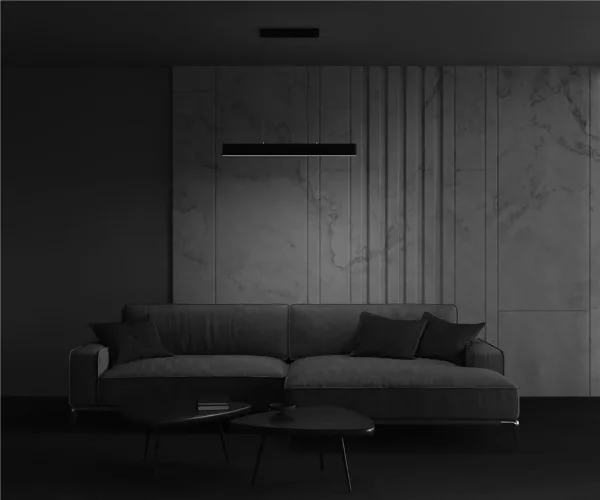 Подвесной светильник Step 3000K 1x23Вт 120° (Черный) - фото 11