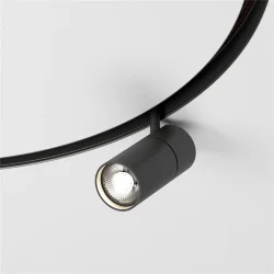 Slim Magnetic Трековый светильник для радиусного шинопровода 12W 4200K Comfi чёрный Ø 800мм 85188/01 (066516)