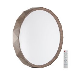 Настенно-потолочный светильник «Sonex» 7637/EL, серия: ZIF WOOD (накладной) - Беспроводной пульт ДУ