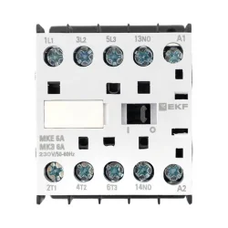 Мини-контактор МКЭ 6А кат. 230В AC 1НО PROxima EKF Mctr-s-6-230