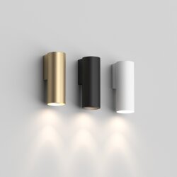 Настенный светильник, IP20, до 15 Вт, LED, GU10, матовое золото, алюминий, Denkirs DK5021-SG