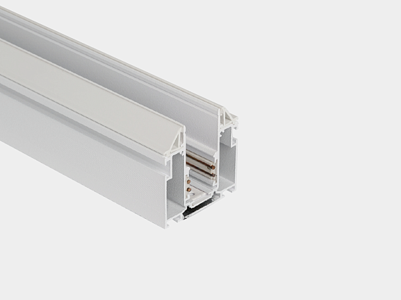 'Шинопровод SY-LINK-IZI-2.5-WH, шинопровод встраиваемый в натяжной потолок, 48В, белый, 2,5м, SY-LINK-IZI-2.5-WH - фото