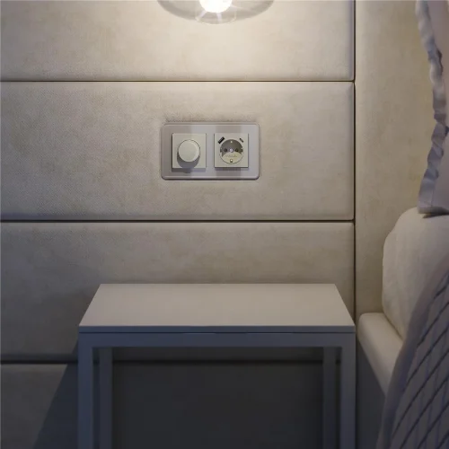 Рамка из стекла на 2 поста Elite дымчатый W0022417 - фото 8