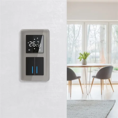 Рамка из стекла на 2 поста Elite дымчатый W0022417 - фото 3