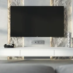 ТВ-розетка оконечная (Hammaer серебряный) W1283006