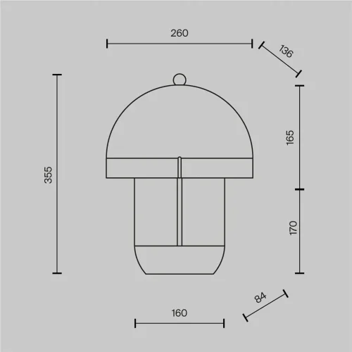 Настольный светильник Надежда / Hope 3000К 14Вт (Белый) MOD479TL-L14W3K1 - фото 6