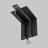 Коннектор угловой внутренний, встраиваемый под ГКЛ 12,5 мм Basity, черный (Черный) - фото 2