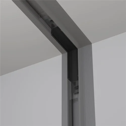 Коннектор угловой внутренний, встраиваемый под ГКЛ 12,5 мм Basity, черный (Черный) - фото 5