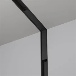 Коннектор угловой внутренний, встраиваемый под ГКЛ 12,5 мм Basity, черный (Черный) TRA172ICL-12B