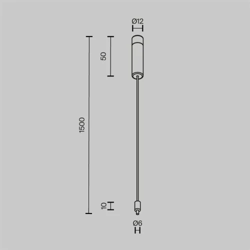 Основание и тросовый подвес для системы Axity (Латунь) - фото 2