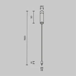 Основание и тросовый подвес для системы Axity (Латунь)