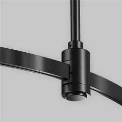 Шинопровод круглый из полукругов 1800мм Flarity черный (Черный) TRX154-2SR-D1800-B