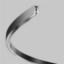 Шинопровод круглый из полукругов 1800мм Flarity черный (Черный) TRX154-2SR-D1800-B