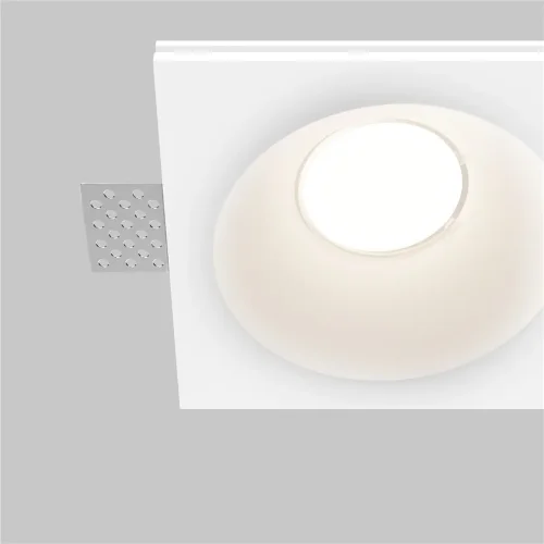 Встраиваемый светильник Гипс Модерн / Gyps Modern 2*GU10 10 Вт (Белый) DL129-GU10-02-W - фото 2