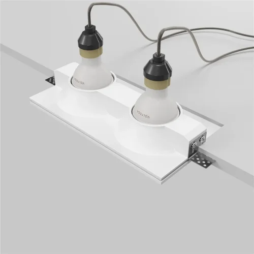 Встраиваемый светильник Гипс Модерн / Gyps Modern 2*GU10 10 Вт (Белый) DL129-GU10-02-W - фото 5