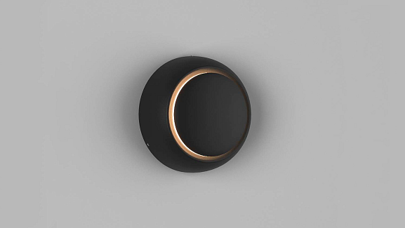 Светильник настенный GW MUN черный, GW-6100-5-BL-WW. Фото 4