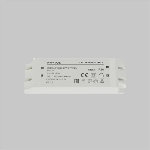 Источник напряжения PSL025 24В 60Вт IP20 821029 (Белый) 821029 - фото 2