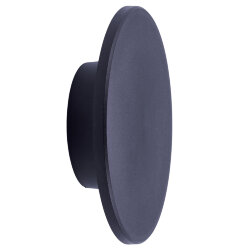 ULU-P35R-18W-3000K+4000K+6500K-D25 IP65 BLACK Светильник светодиодный уличный, Архитектурный накладной, С переключателем цвета свечения, Теплый3000K-Белый4000K-Дневной6500K, Диаметр 25 см, Корпус черный, TM Uniel