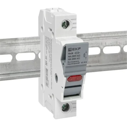 Предохранитель-разъединитель DF 10х38 1п (тип ПВЦ) EKF df101-e - фото