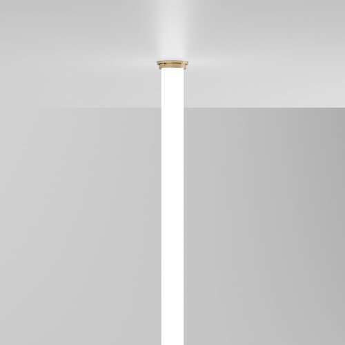 Встраиваемое крепление для круглого гибкого неона Full light латунь - фото 1