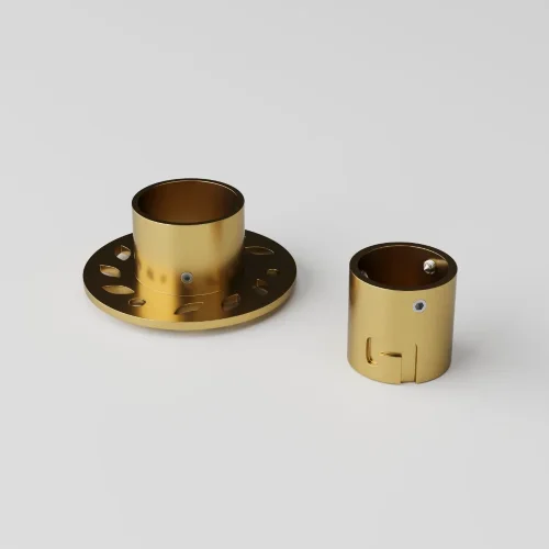 Встраиваемое крепление для круглого гибкого неона Full light латунь FL 2860 - фото 2