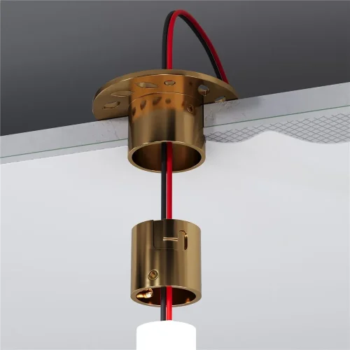 Встраиваемое крепление для круглого гибкого неона Full light латунь FL 2860 - фото 5