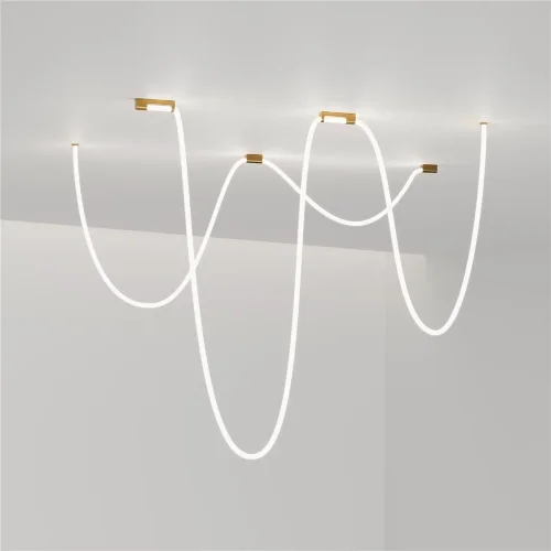 Встраиваемое крепление для круглого гибкого неона Full light латунь FL 2860 - фото 7