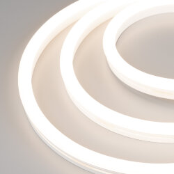 Светодиодная лента герметичная WAVE-SIDE-А120-12х25mm 230V Day4000 (12 W/m, IP67, 50m, wire х2) (Arlight, Грибовидная форма) 047810