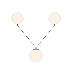 Подвесной светильник Близнецы / Twins 3000К 26Вт (Черный) MOD427PL-L30B3K