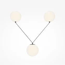 Подвесной светильник Близнецы / Twins 3000К 26Вт (Черный) MOD427PL-L30B3K