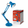 Светильник настольный под лампу на основании + струбцина СНО 15ТС-E27 230В СИНИЙ IN HOME - Фото 2