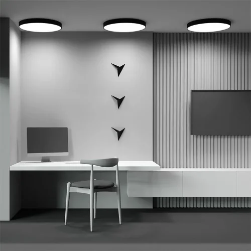 Потолочный светильник Zon 3000K 90W 120° (Черный) - фото 12