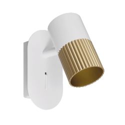 Светильник WOLTA WSL-GU10/W18WG под лампу GU10 Белый / золотой DUO