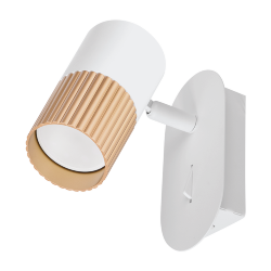 Светильник WOLTA WSL-GU10/W18WG под лампу GU10 Белый / золотой DUO